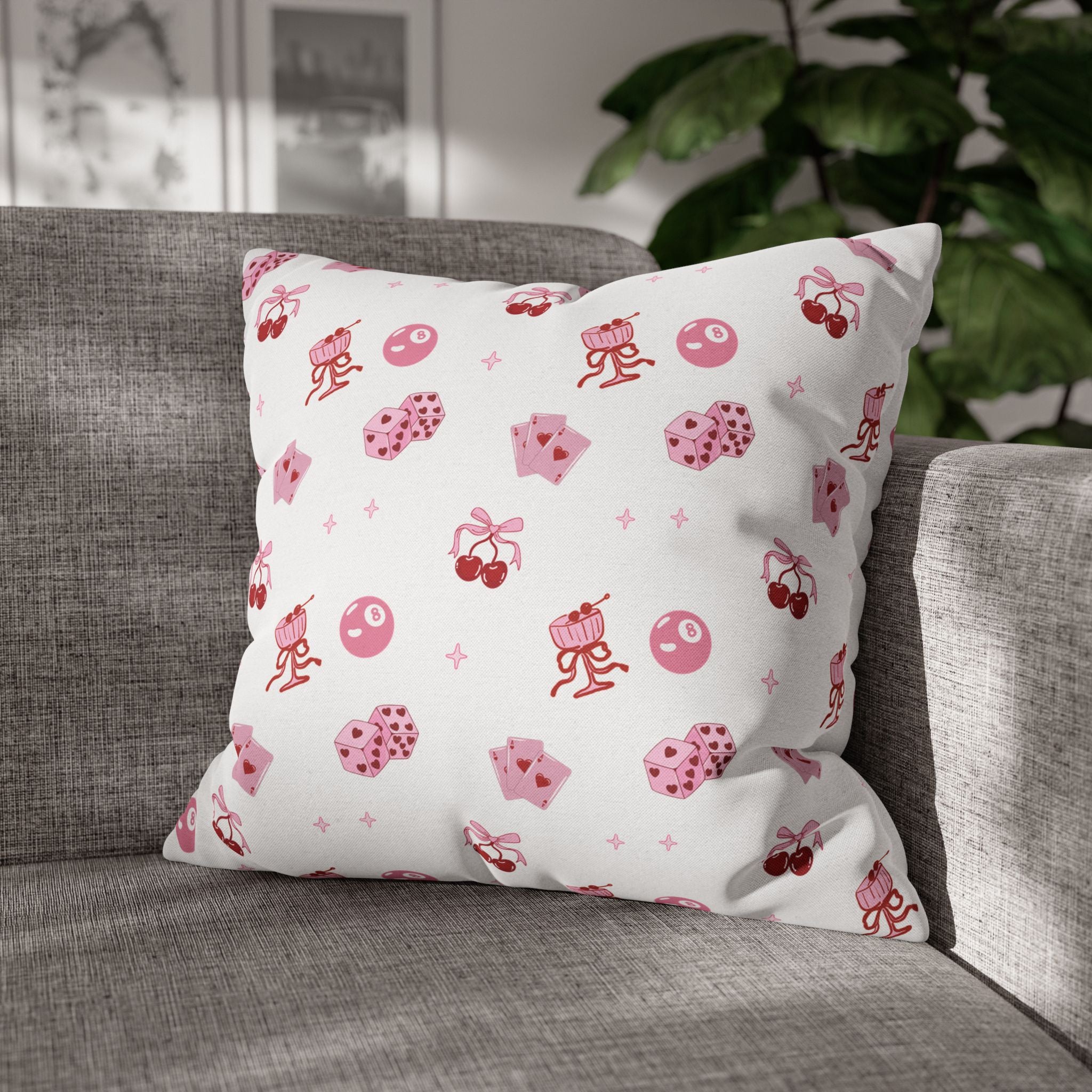 Cute Pink Coquette Pillowcase Cover