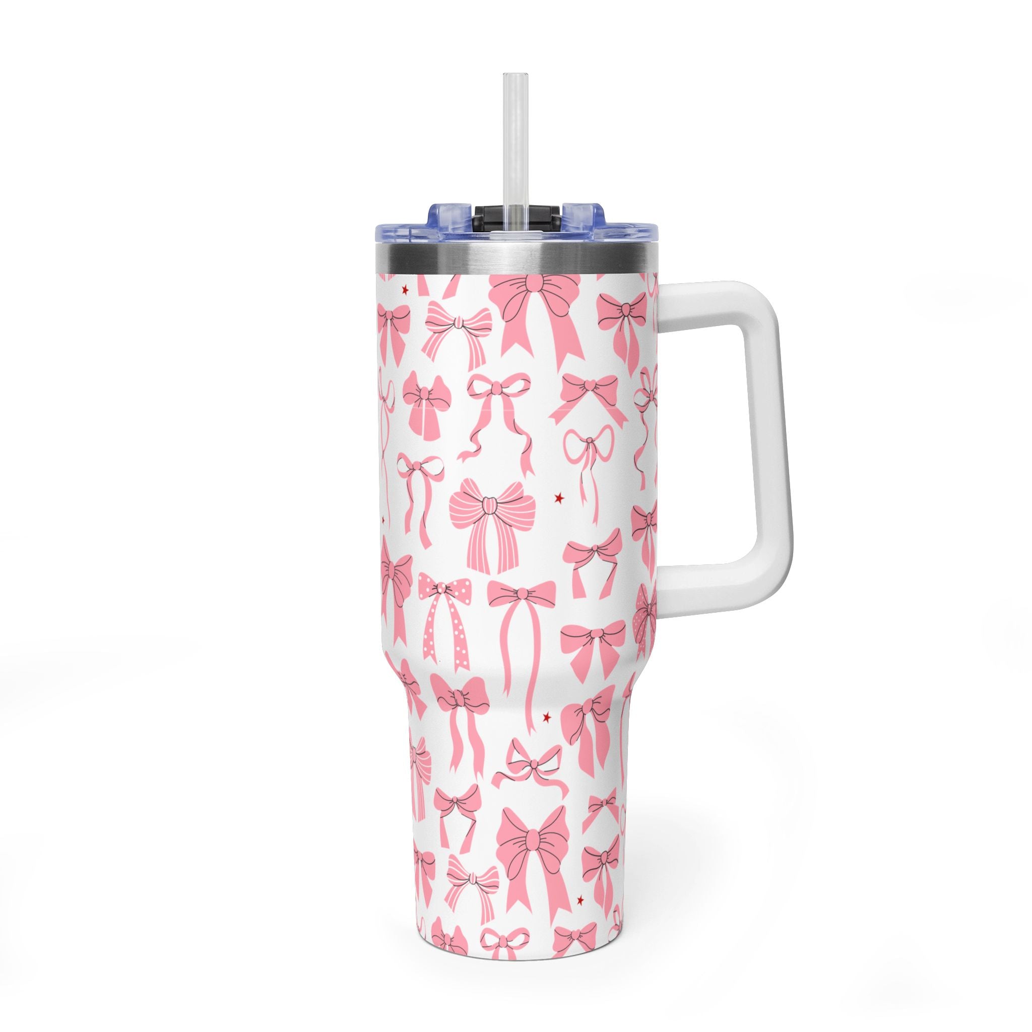 Pink Bow's Pattern 40oz Tumbler