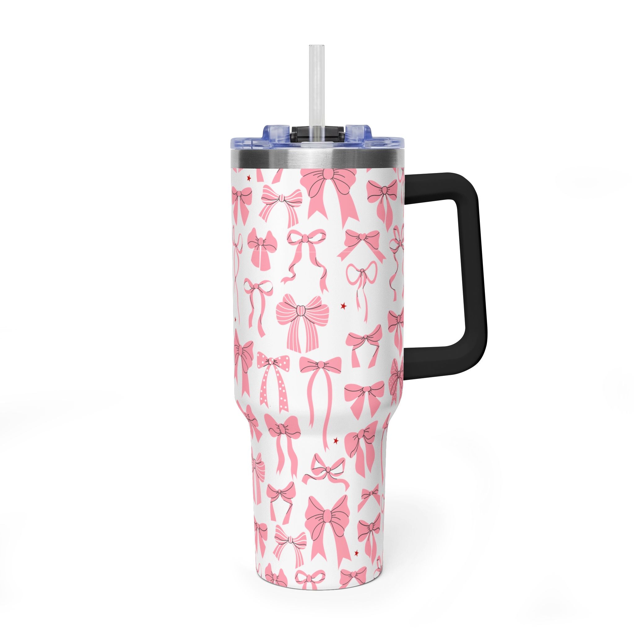 Pink Bow's Pattern 40oz Tumbler