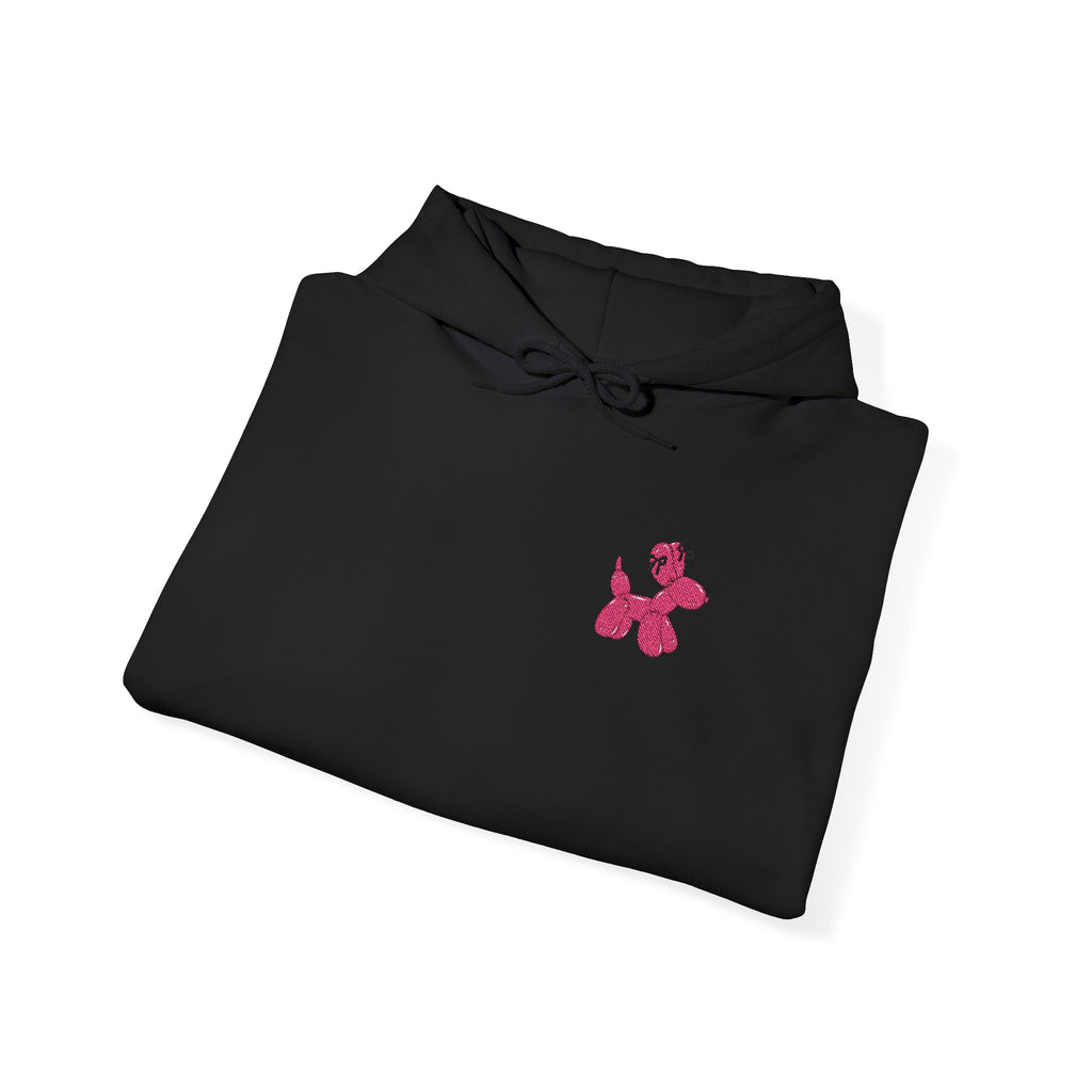 Matching Black Hoodie Cute Balloon Dog & Bow's