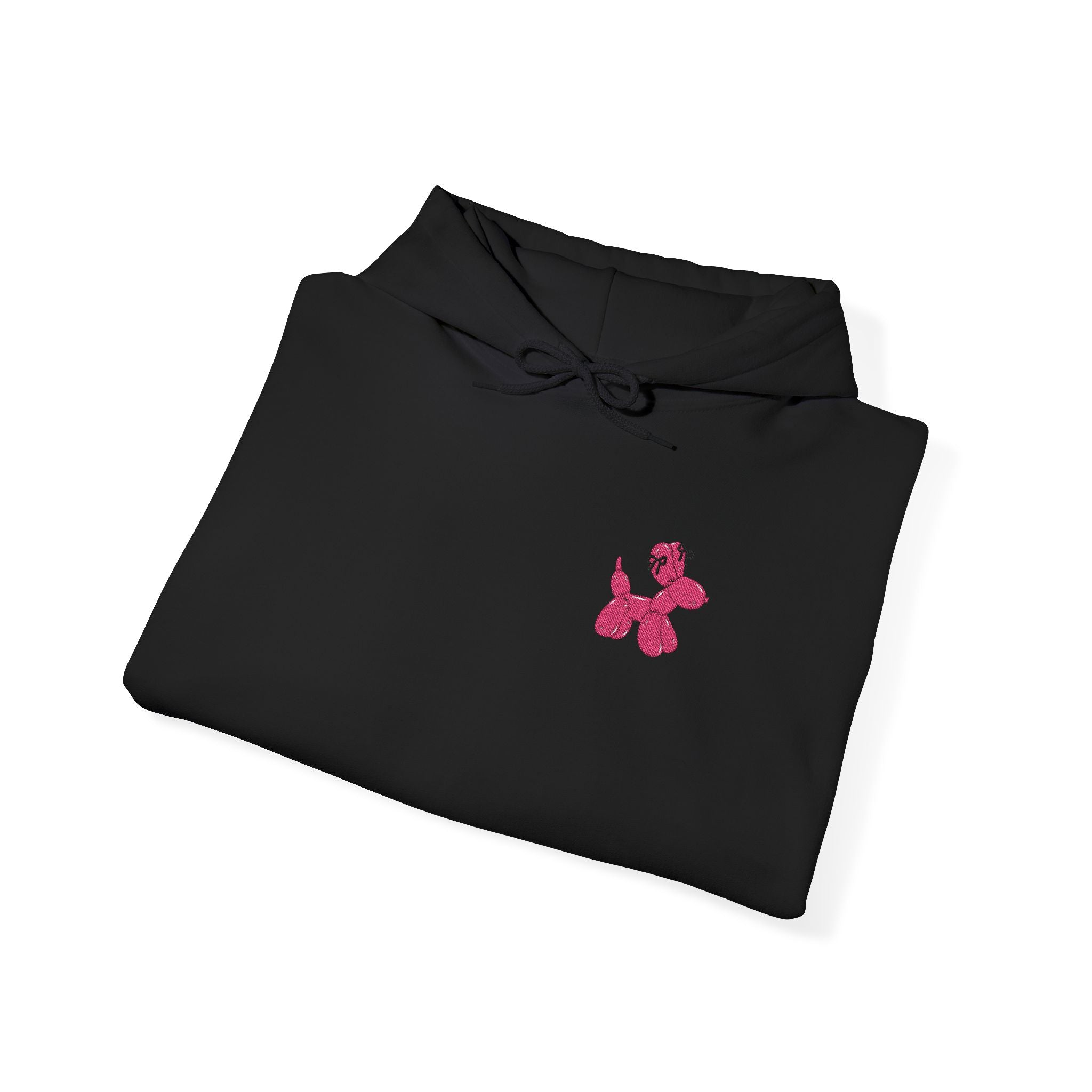 Matching Black Hoodie Cute Balloon Dog & Bow's