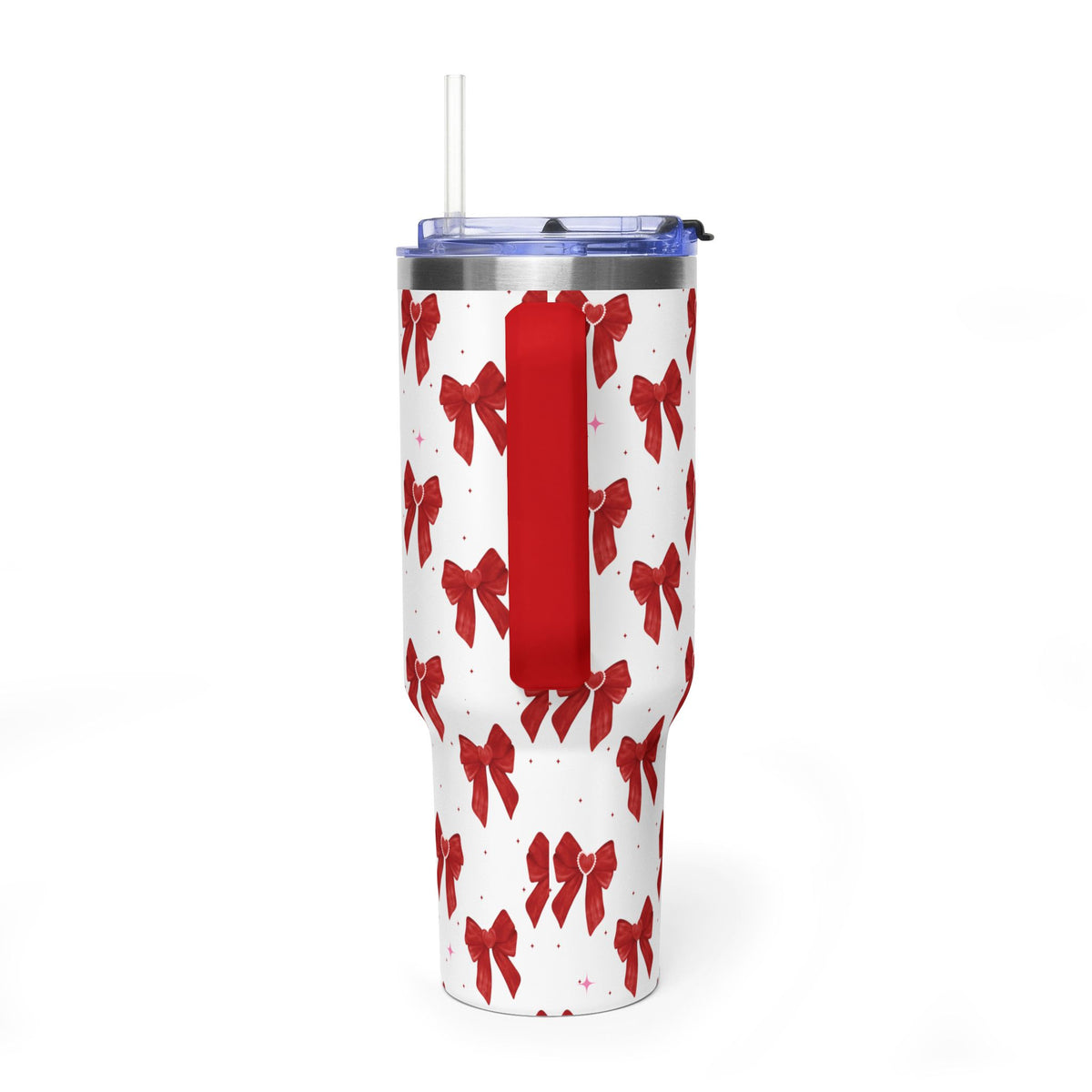 Red Bow's Pattern 40oz Tumbler