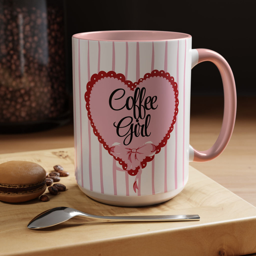 Coffee Mug "Coffee Girl" Heart