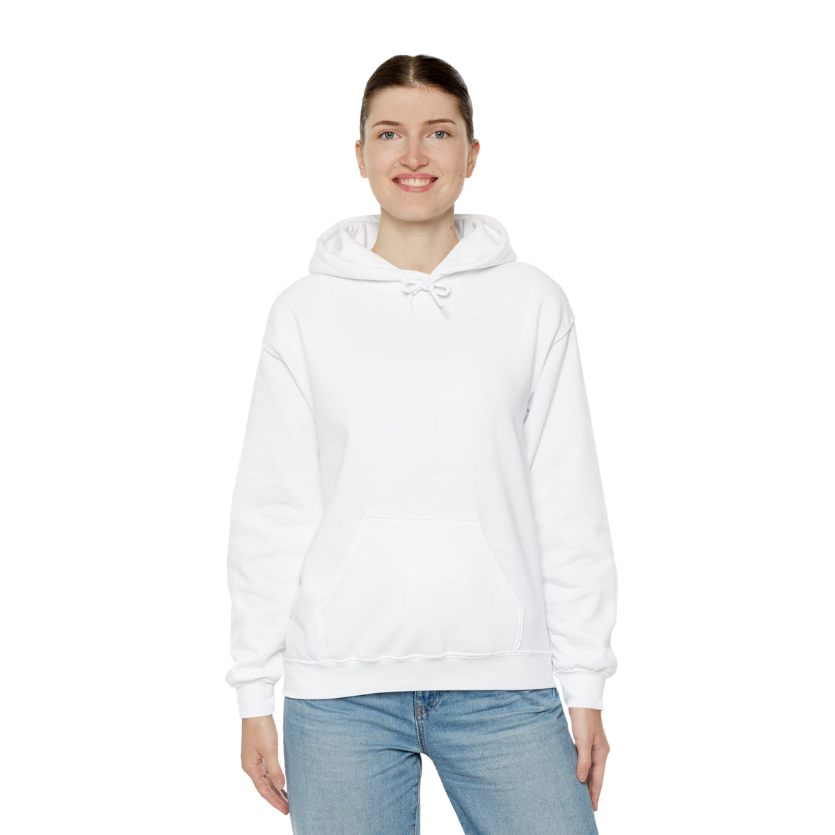 Floral Garden Pattern Back Print Hoodie