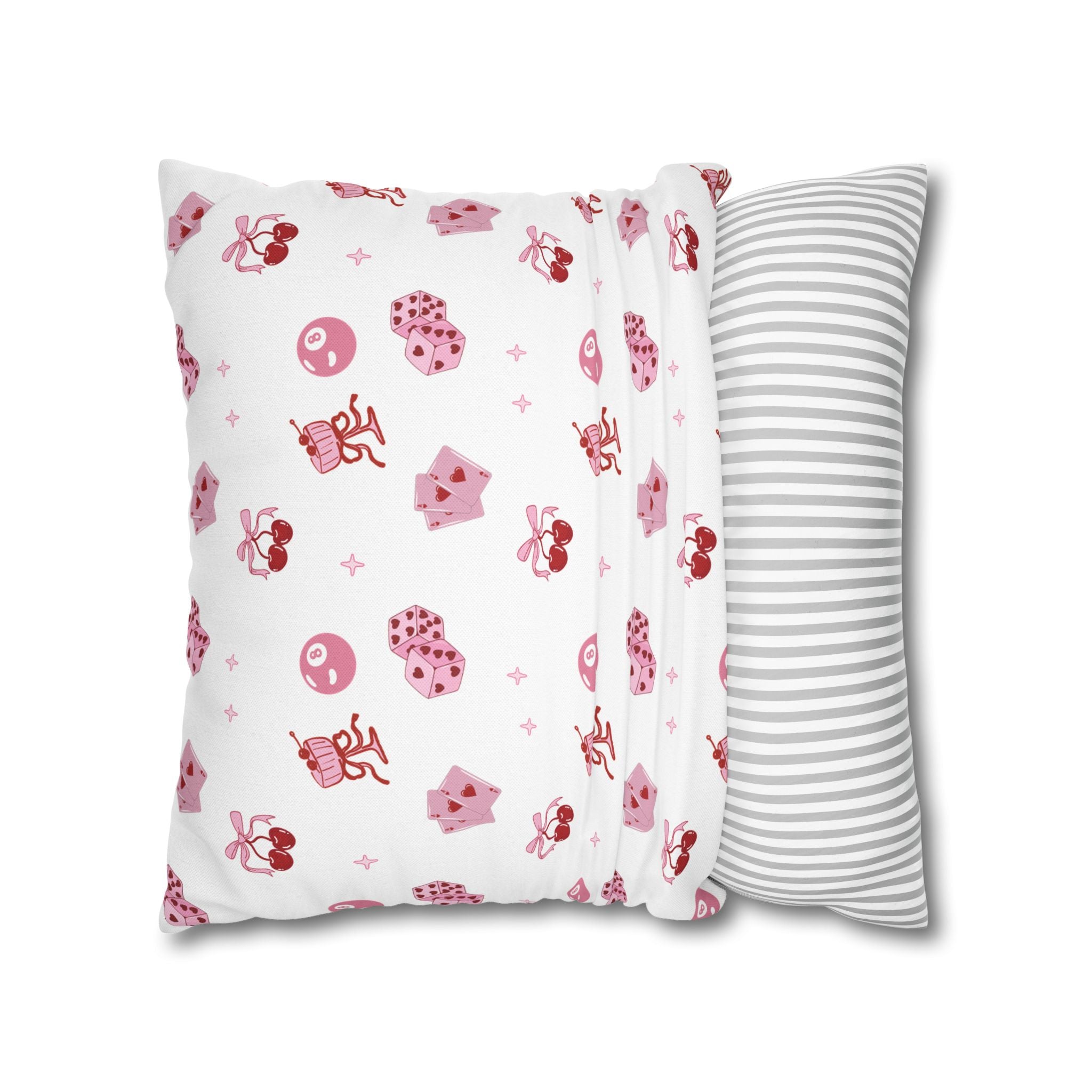 Cute Pink Coquette Pillowcase Cover