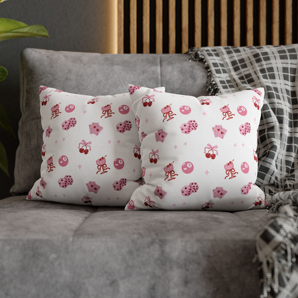 Cute Pink Coquette Pillowcase Cover