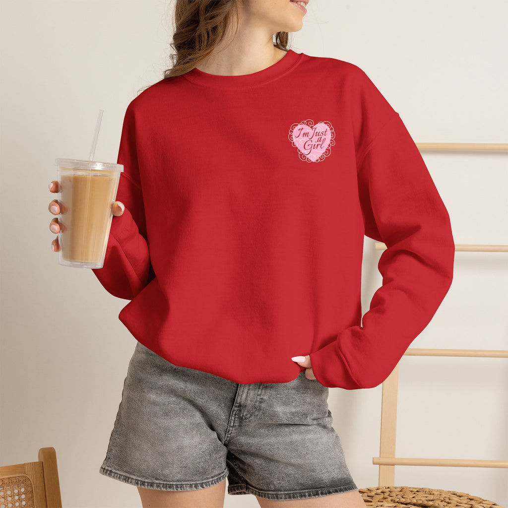 Heart Chest Patch Sweatshirt