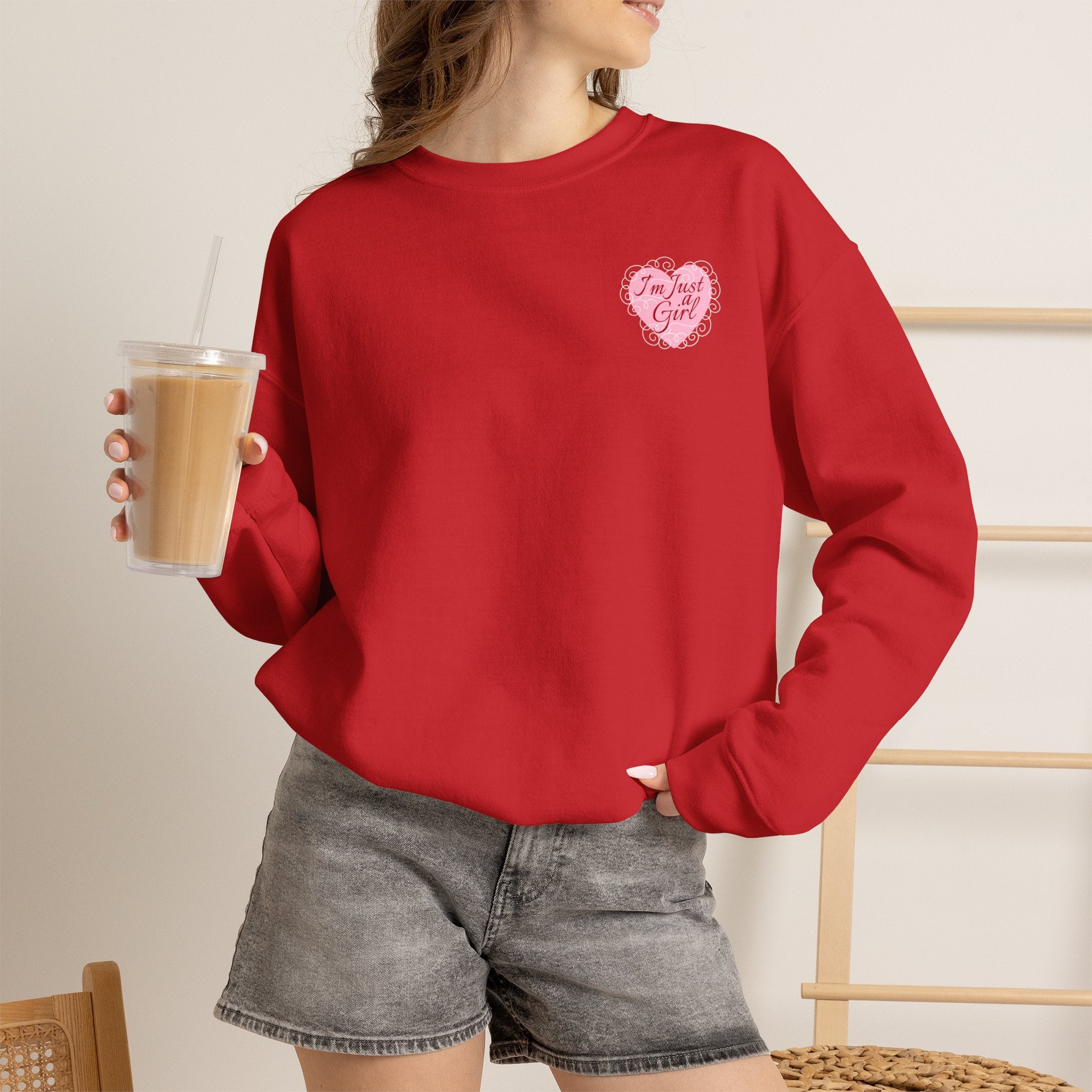 Heart Chest Patch Sweatshirt