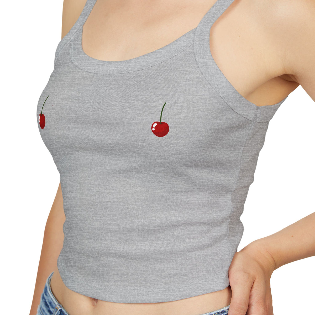 Cherry Spaghetti String Top