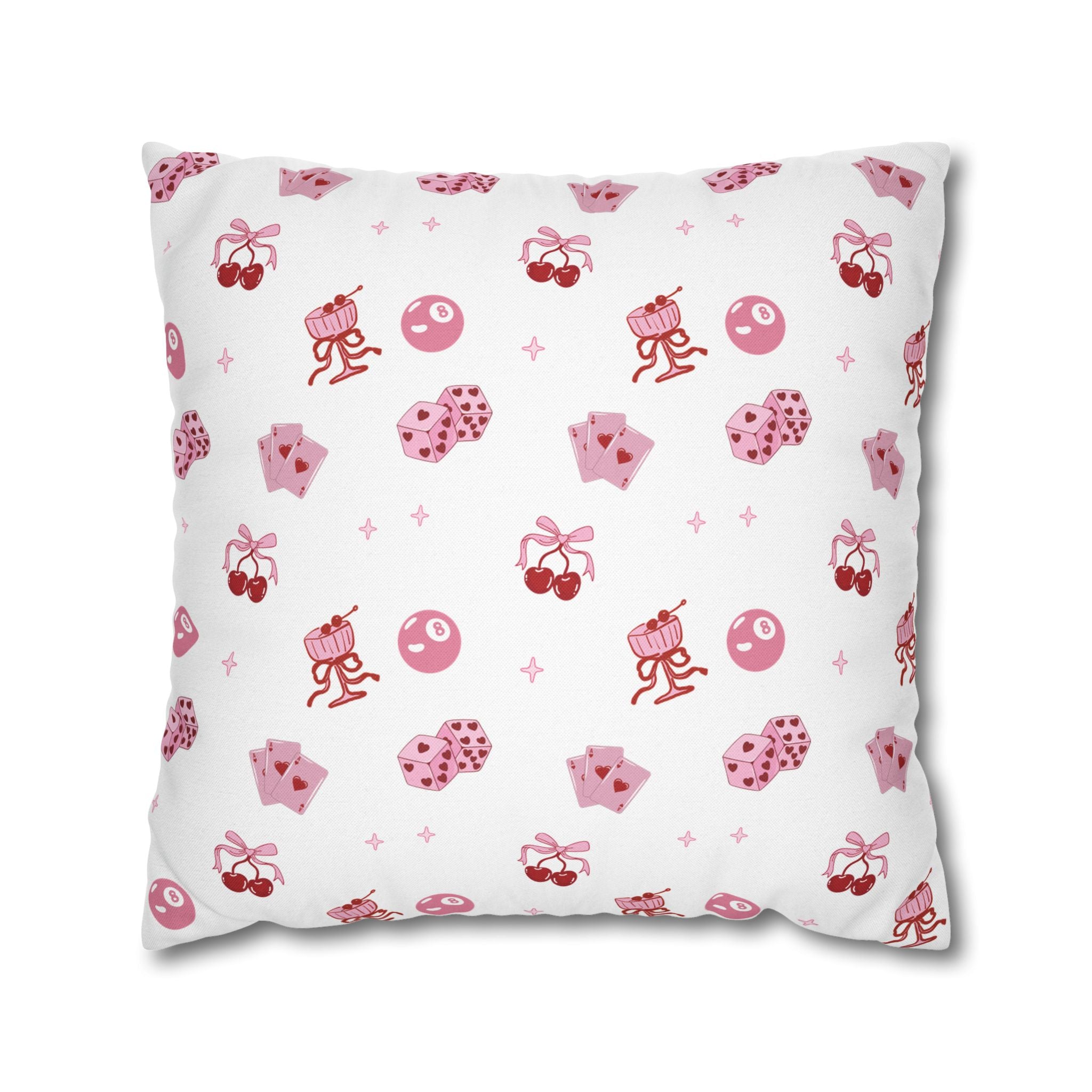 Cute Pink Coquette Pillowcase Cover