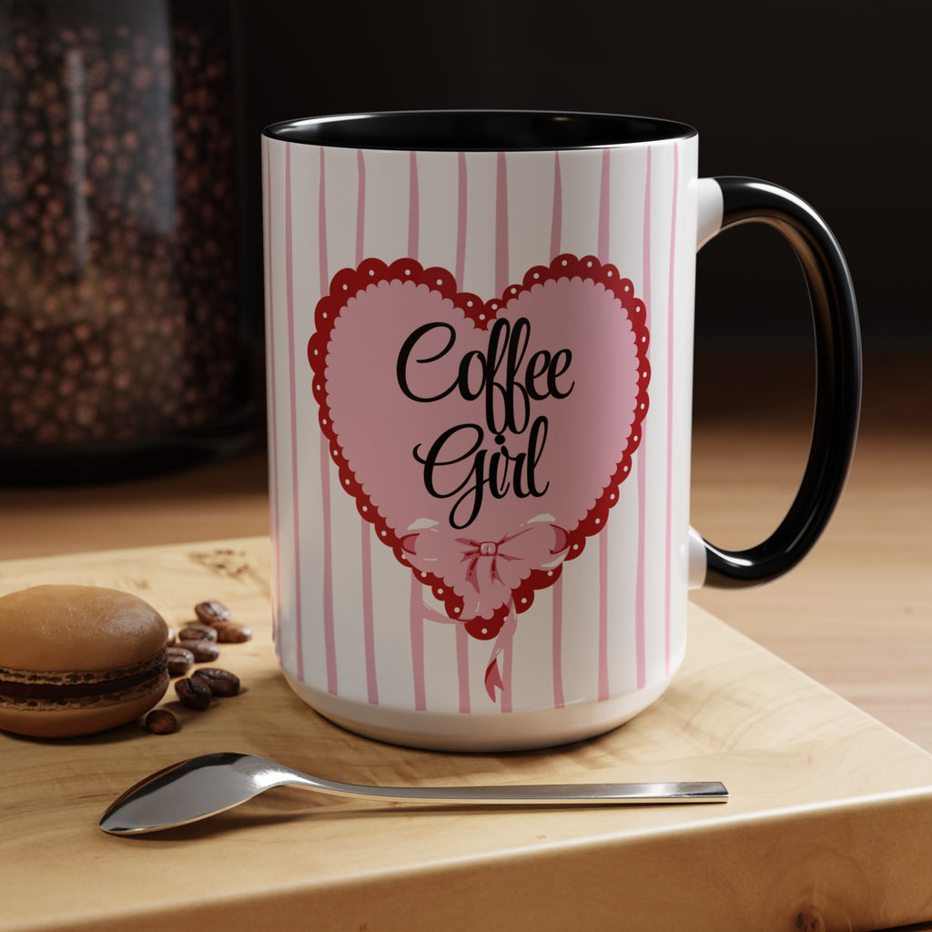 Coffee Mug "Coffee Girl" Heart