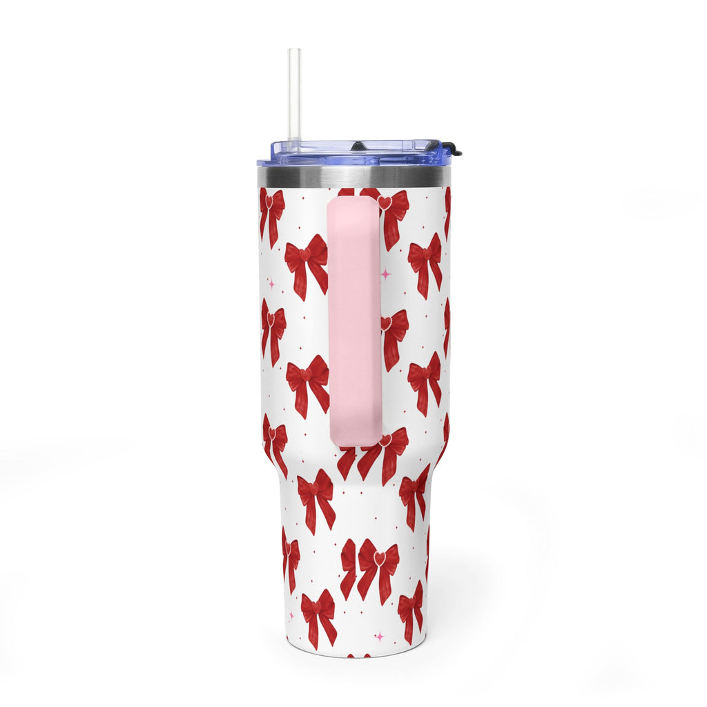 Red Bow's Pattern 40oz Tumbler