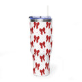 Red Bow's Pattern 40oz Tumbler