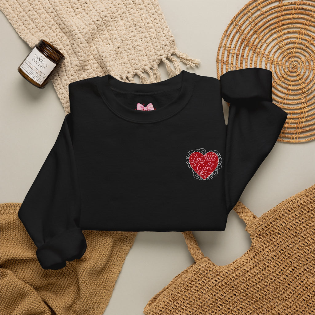Heart Chest Patch Sweatshirt