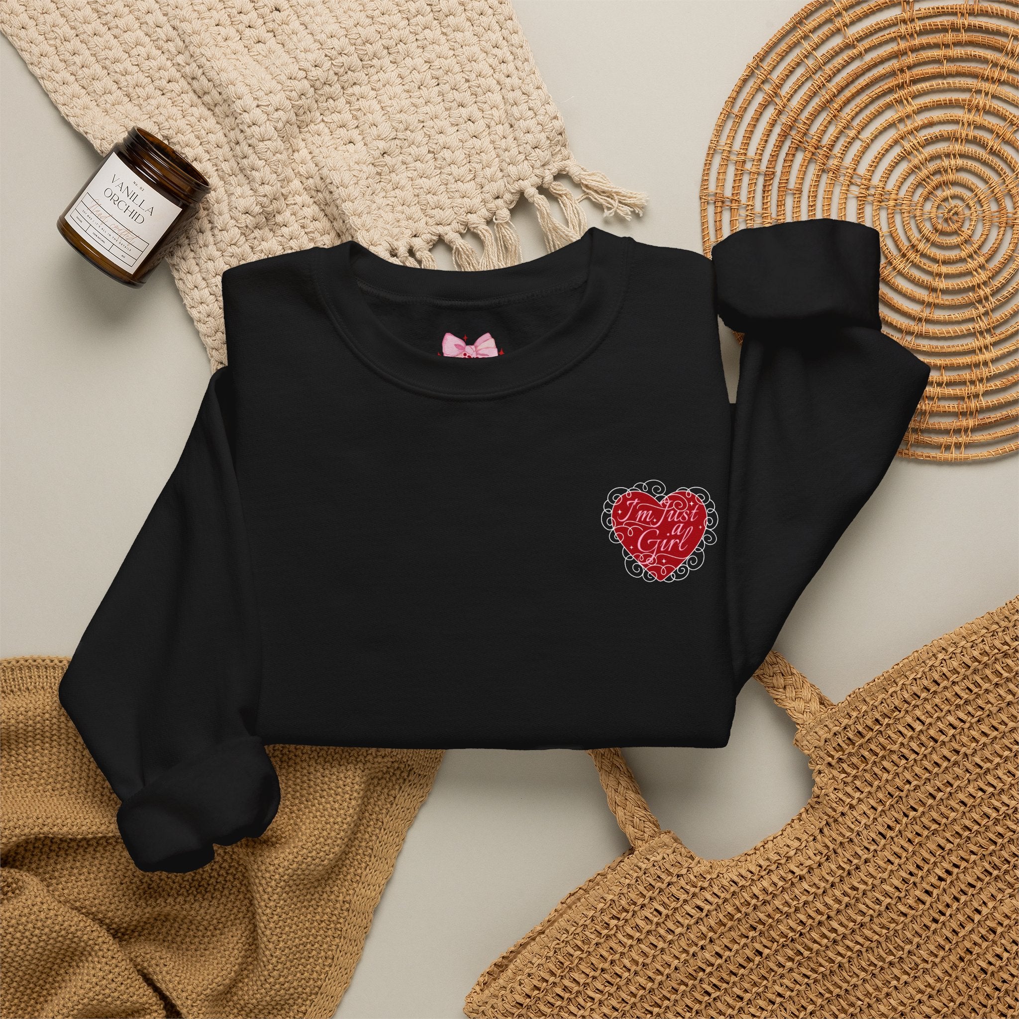 Heart Chest Patch Sweatshirt