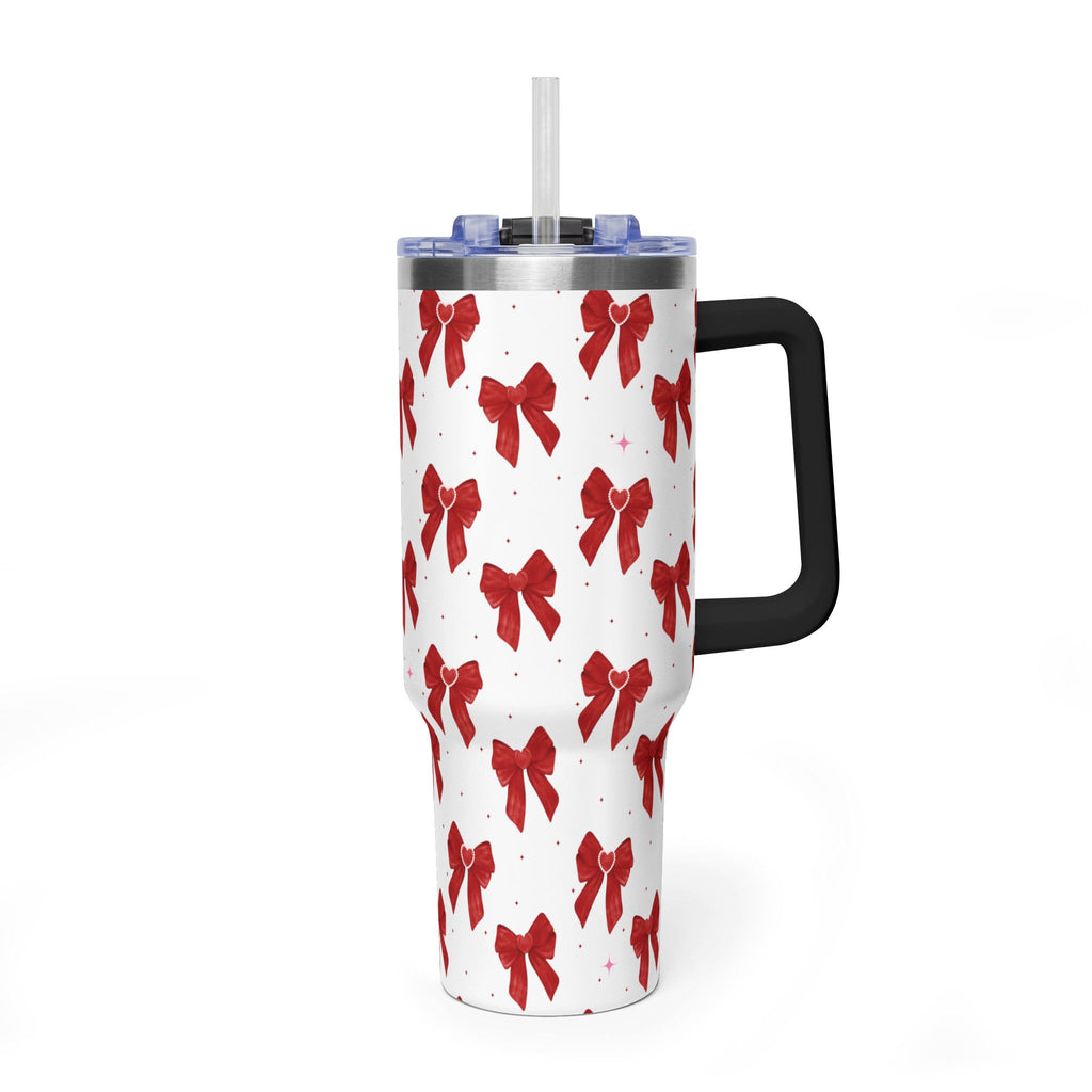 Red Bow's Pattern 40oz Tumbler