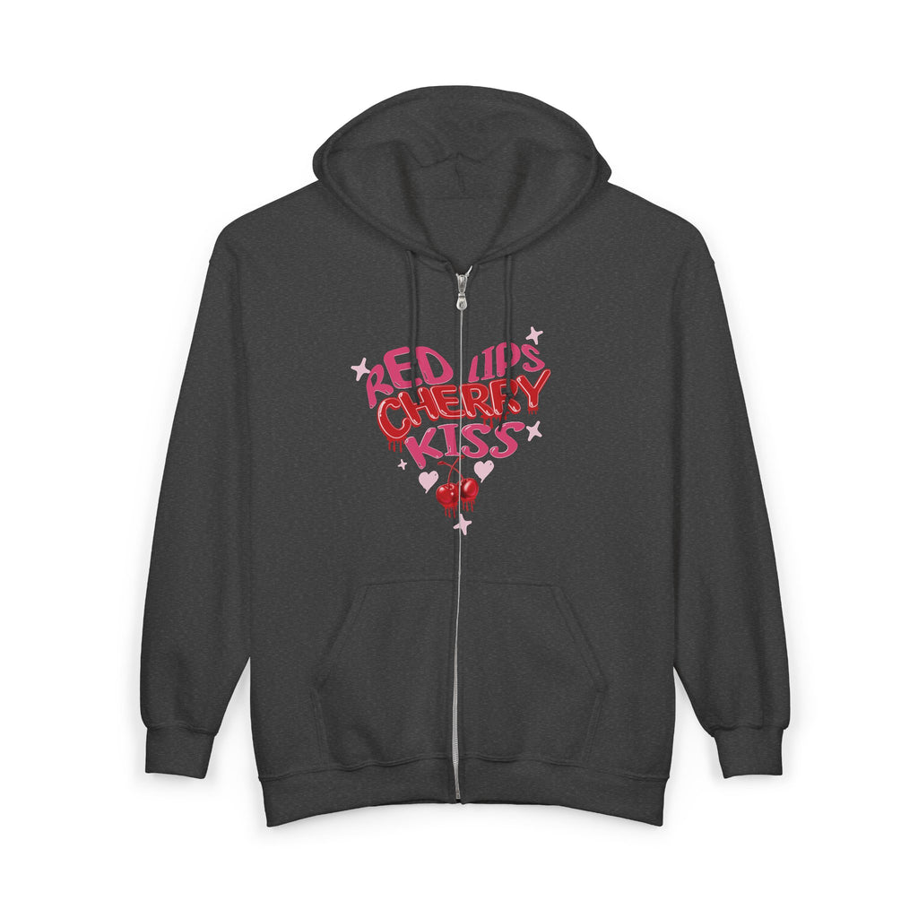 Cherry Kiss Zip Hoodie