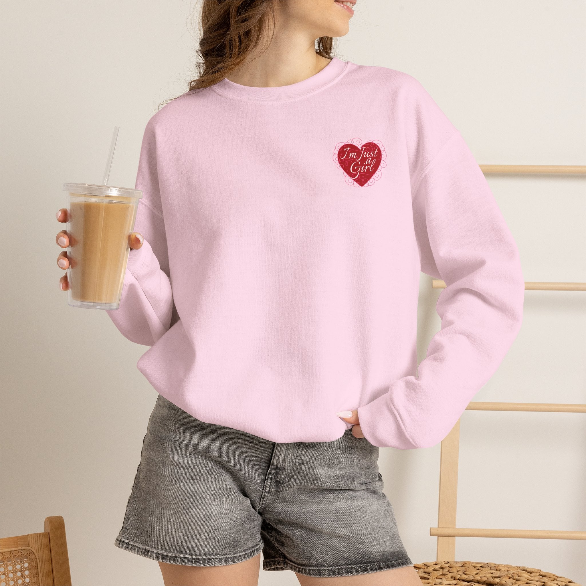 Heart Chest Patch Sweatshirt