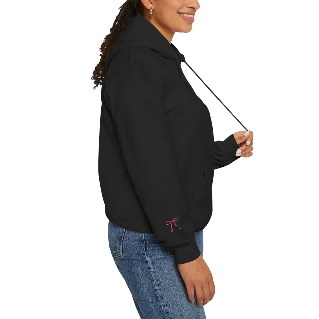 Matching Black Hoodie Cute Balloon Dog & Bow's