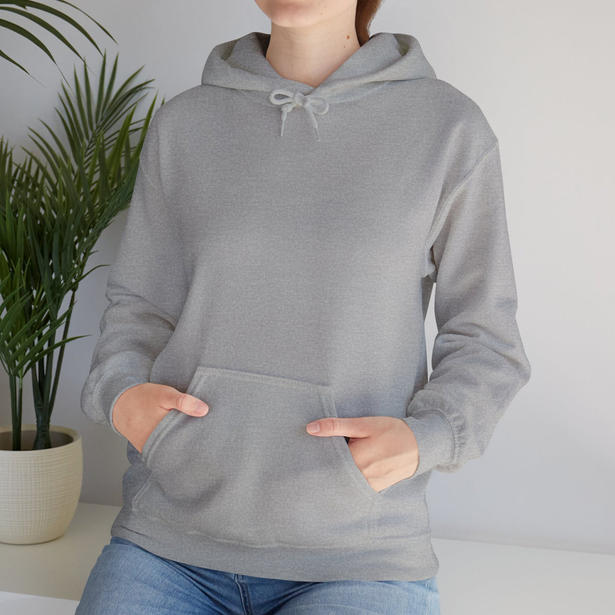 Floral Garden Pattern Back Print Hoodie