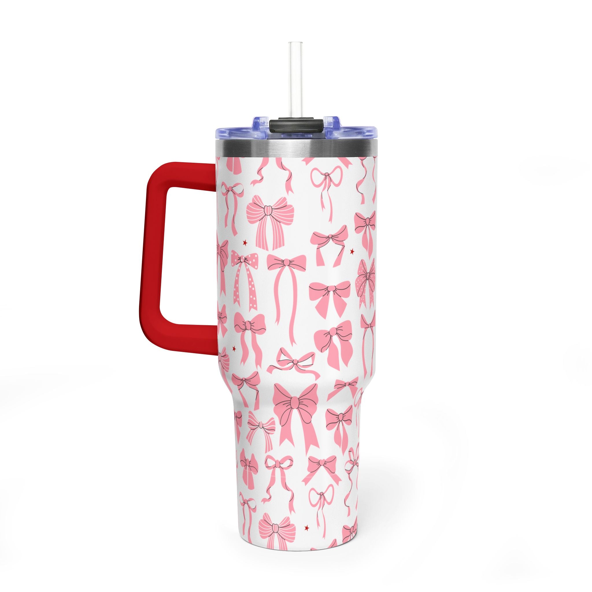 Pink Bow's Pattern 40oz Tumbler