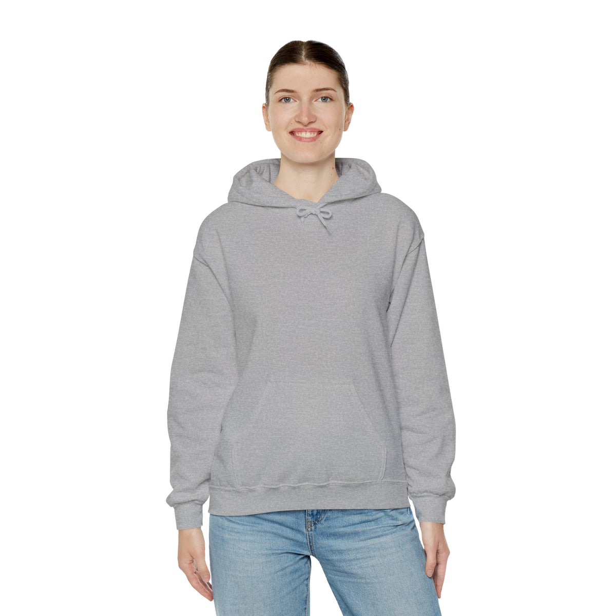 Floral Garden Pattern Back Print Hoodie