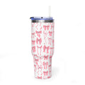 Pink Bow's Pattern 40oz Tumbler