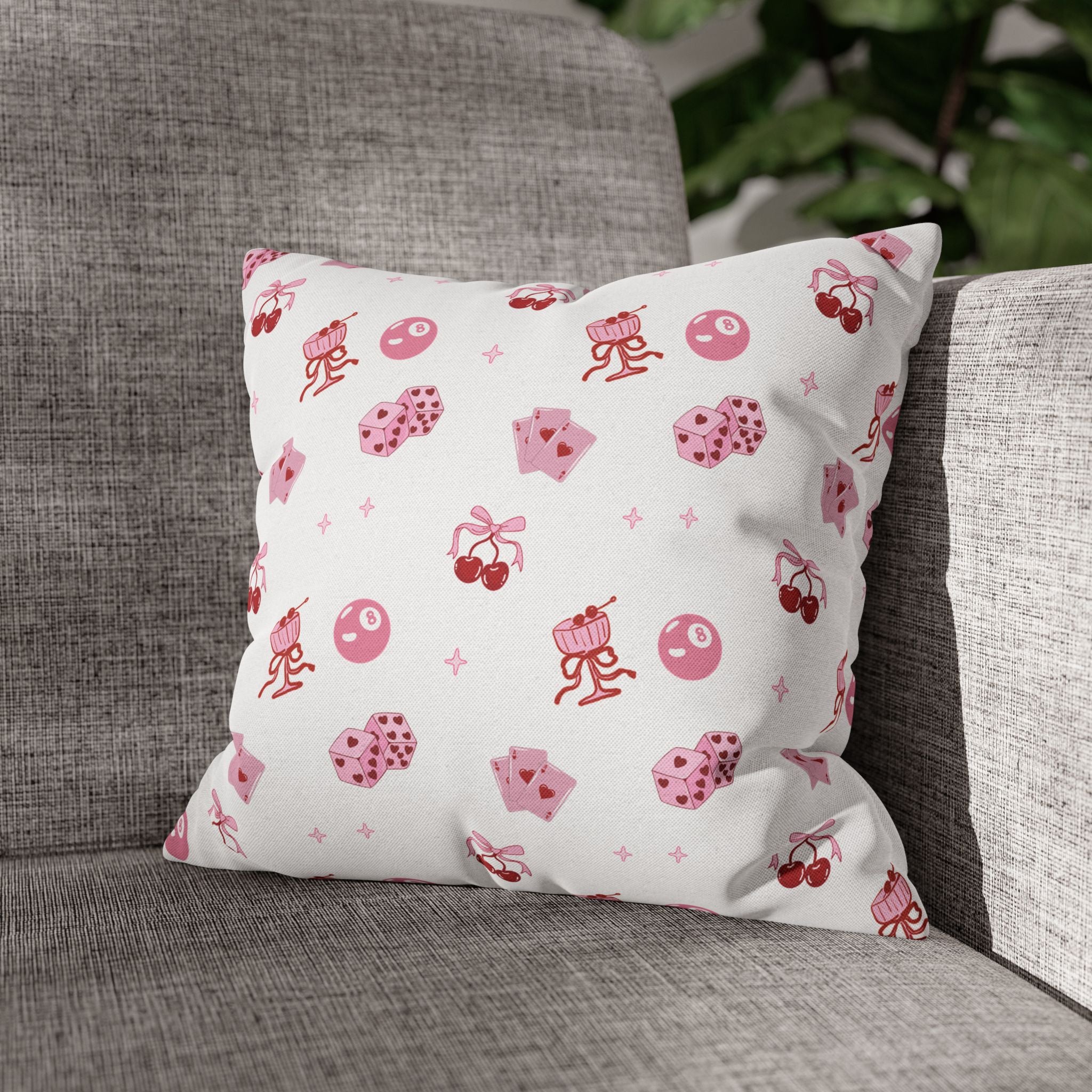 Cute Pink Coquette Pillowcase Cover