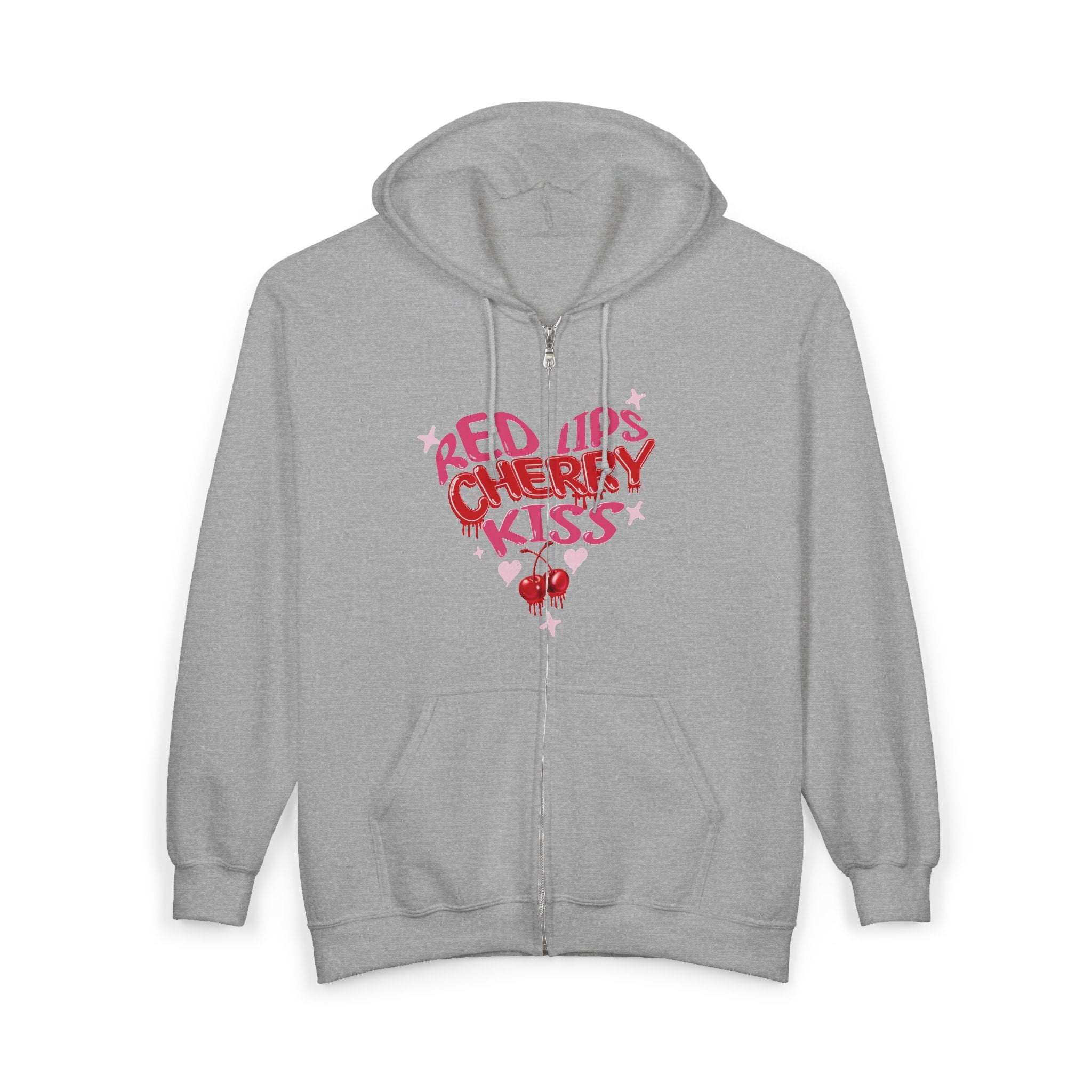 Cherry Kiss Zip Hoodie