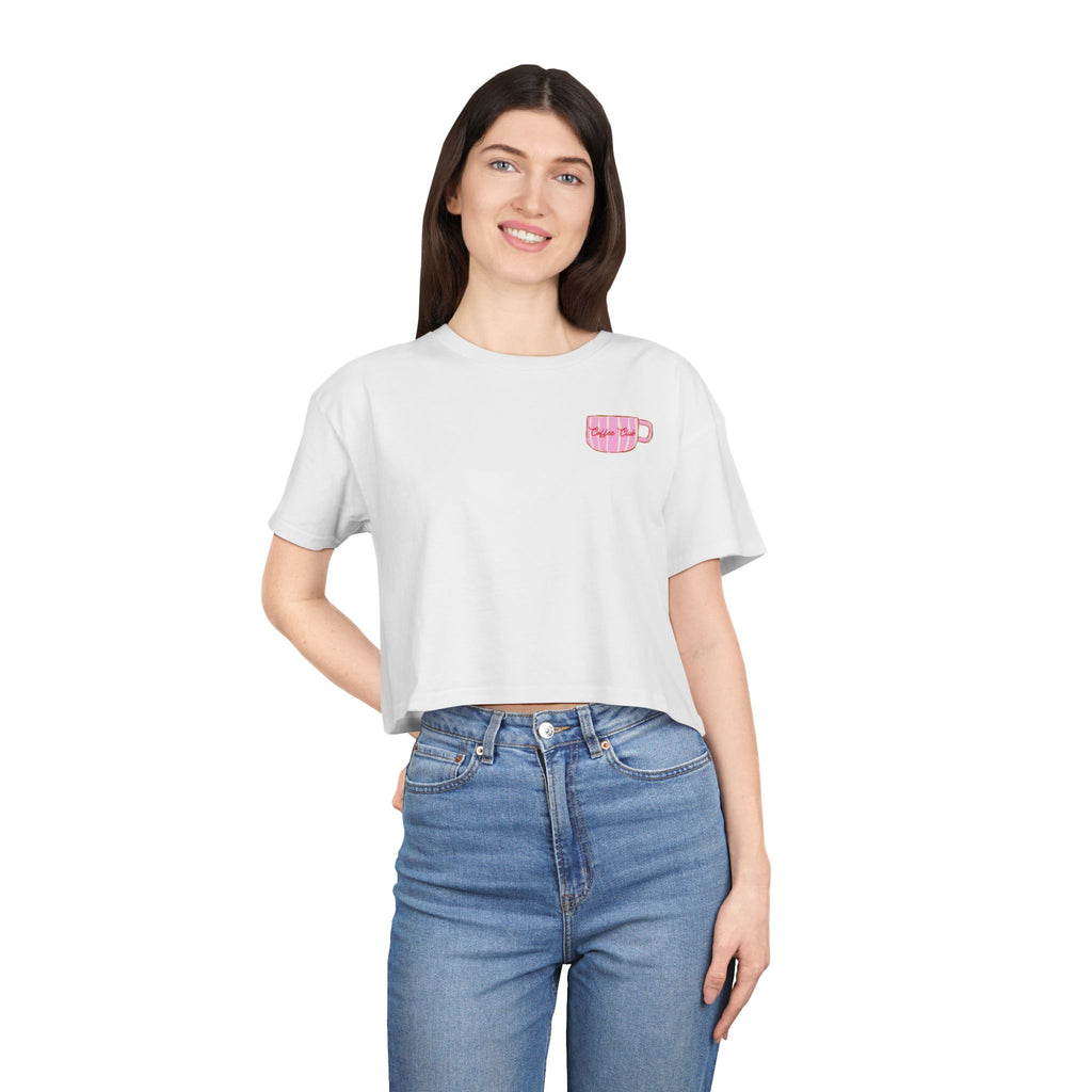But First Cafecito Crop Top