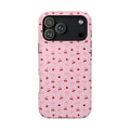 Cherry-Bow Pattern Impact-Resistant Phone Case
