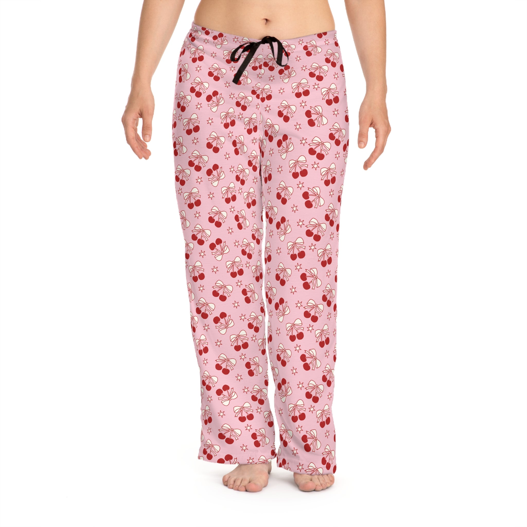 Cozy Bow's & Cherries Pajama Pants
