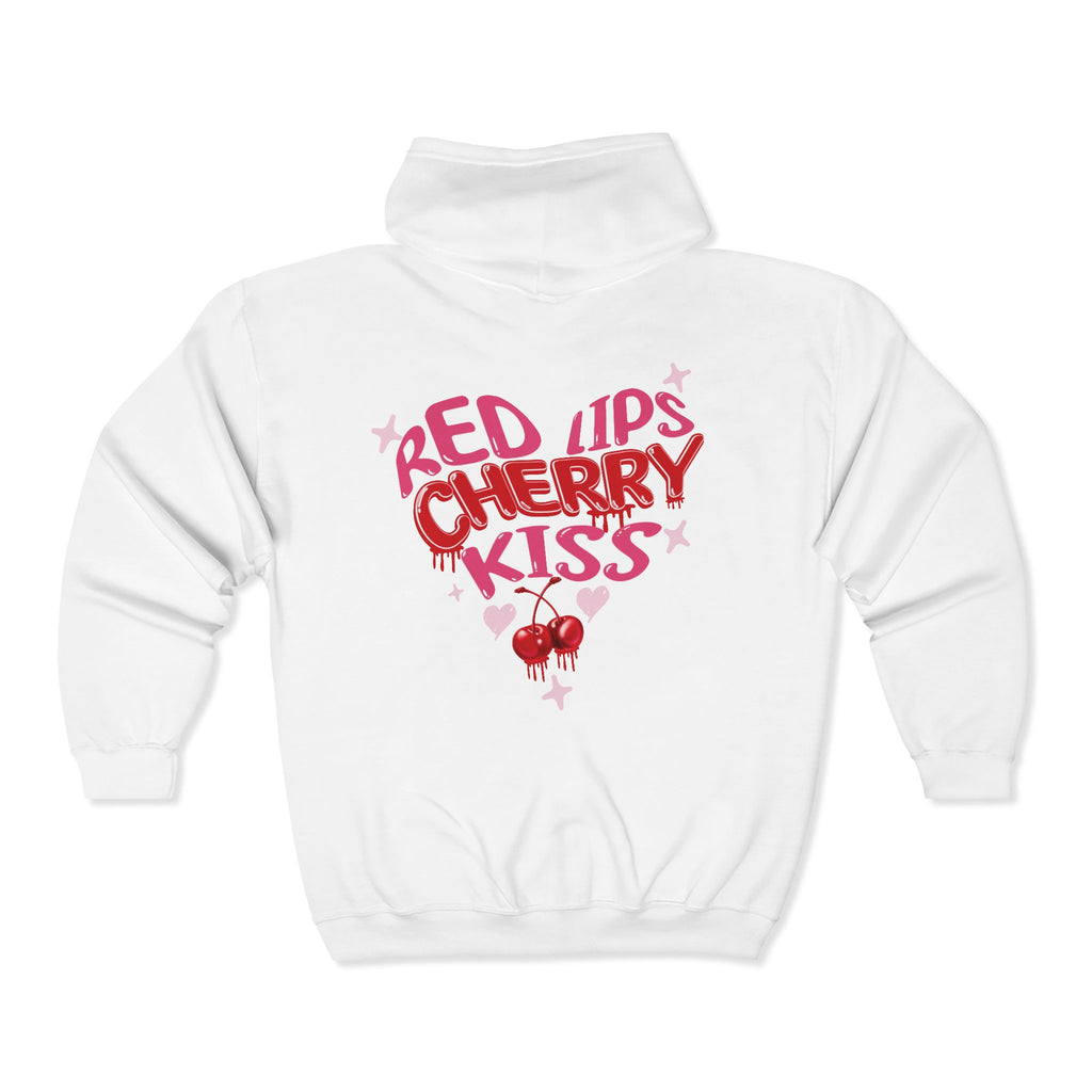 Cherry Kiss Zip Hoodie