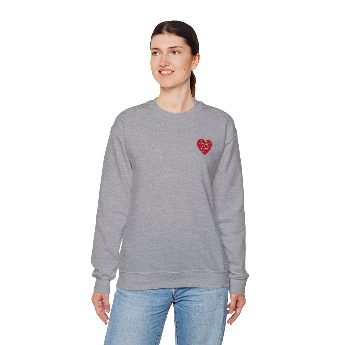 Heart Chest Patch Sweatshirt