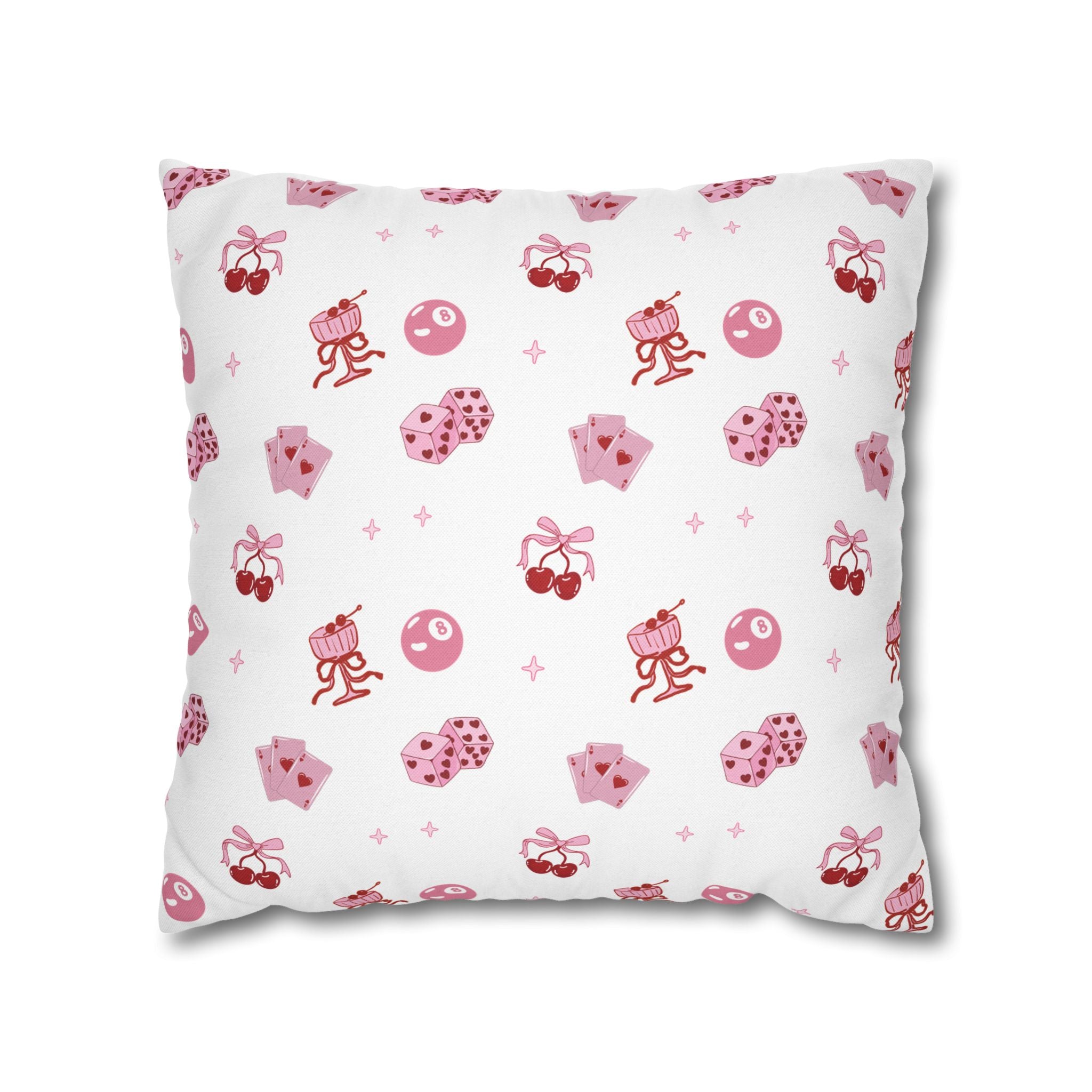 Cute Pink Coquette Pillowcase Cover