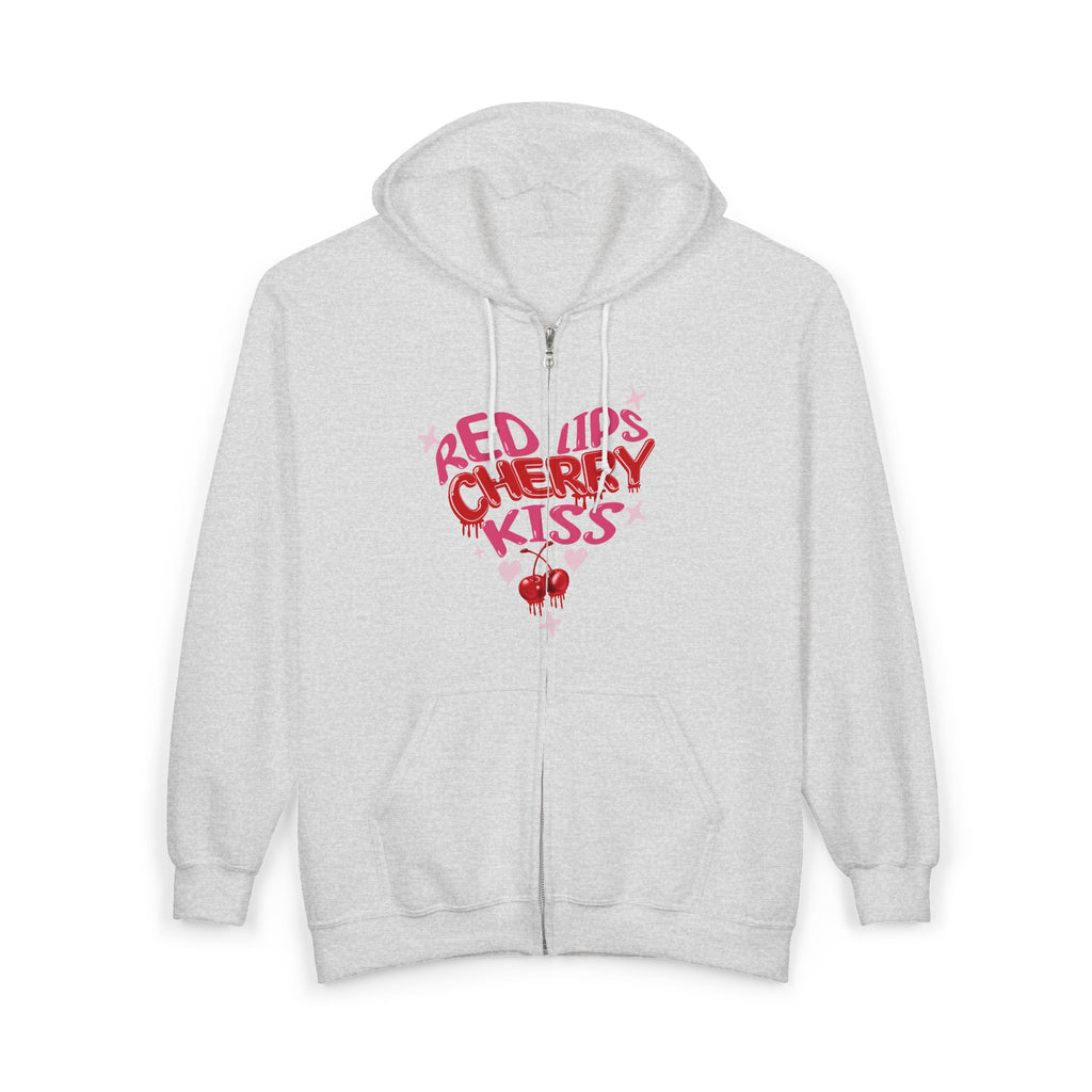 Cherry Kiss Zip Hoodie