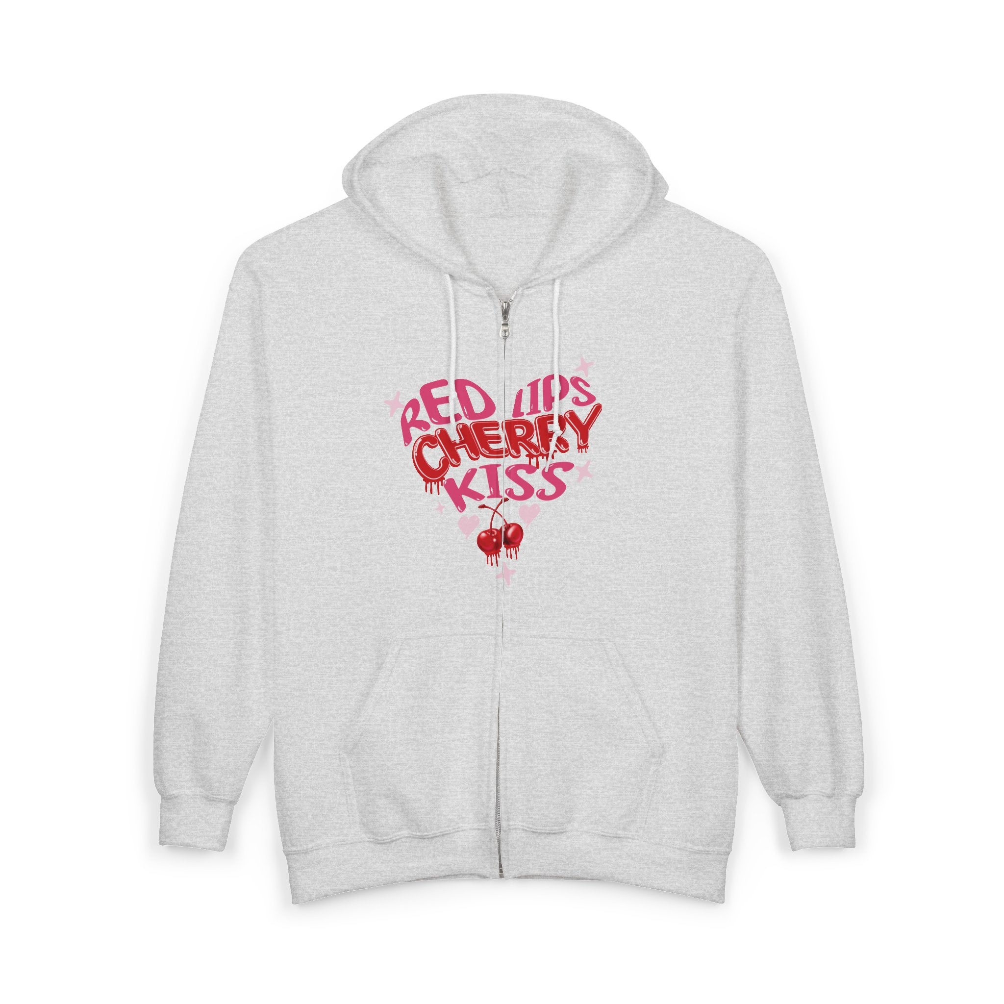 Cherry Kiss Zip Hoodie