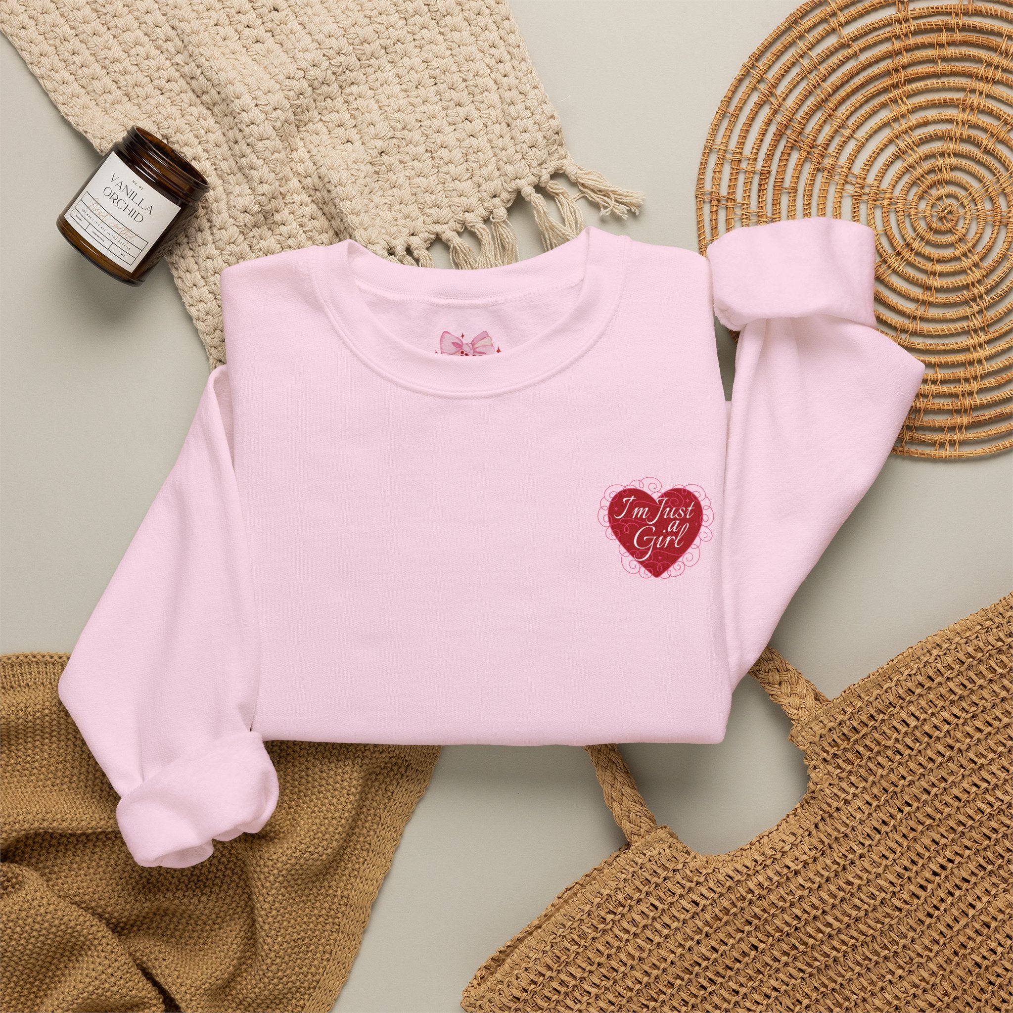 Heart Chest Patch Sweatshirt