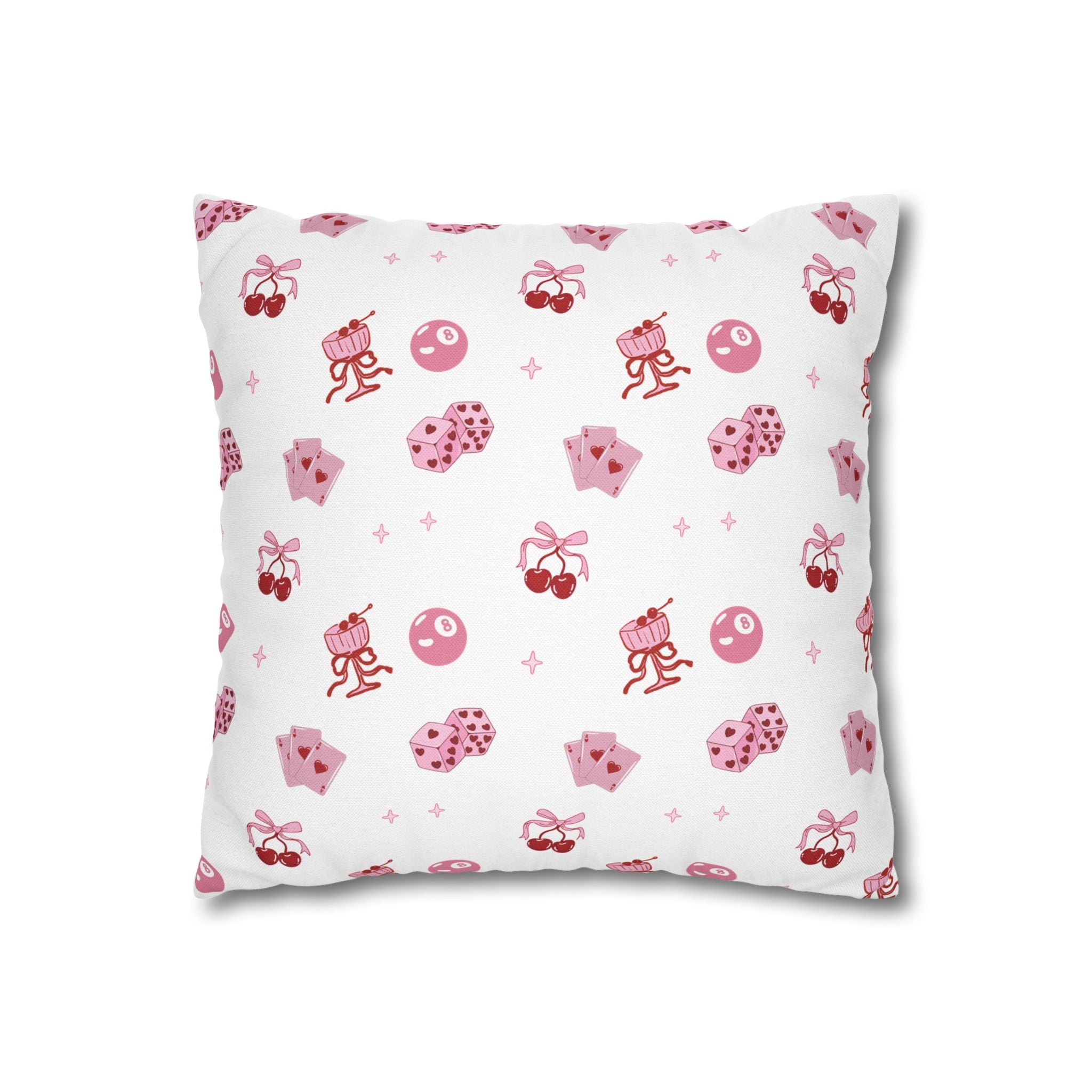 Cute Pink Coquette Pillowcase Cover