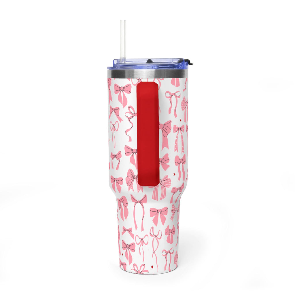 Pink Bow's Pattern 40oz Tumbler
