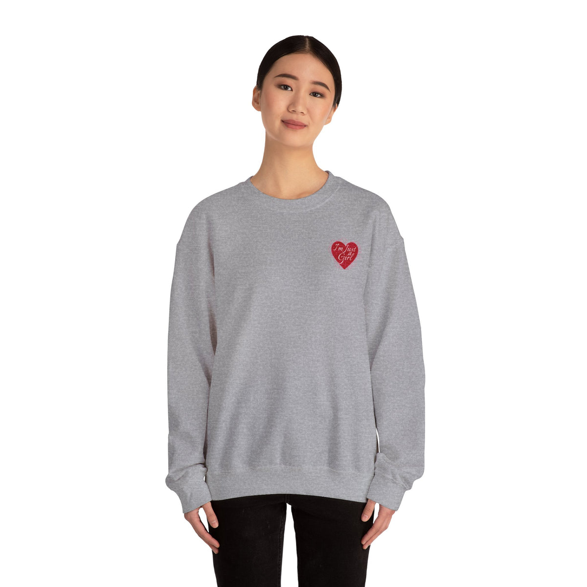 Heart Chest Patch Sweatshirt