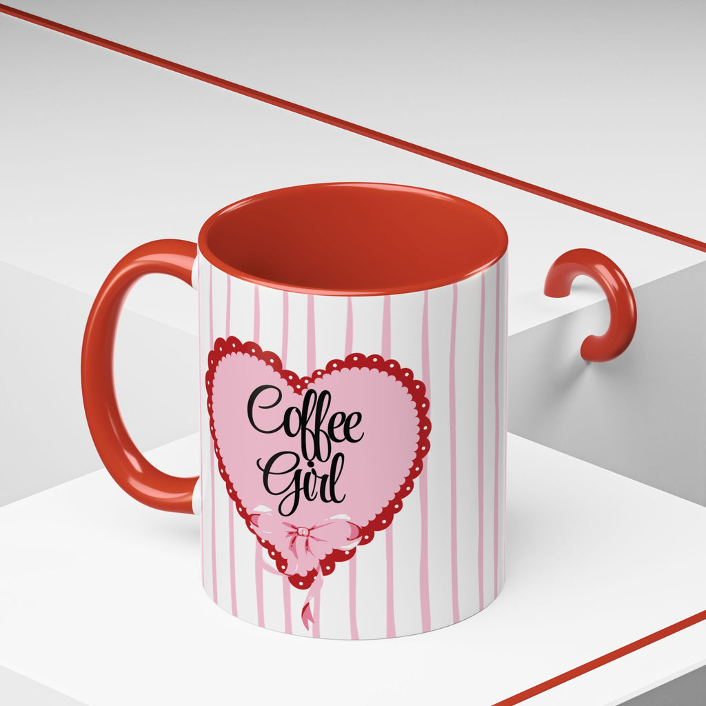 Coffee Mug "Coffee Girl" Heart