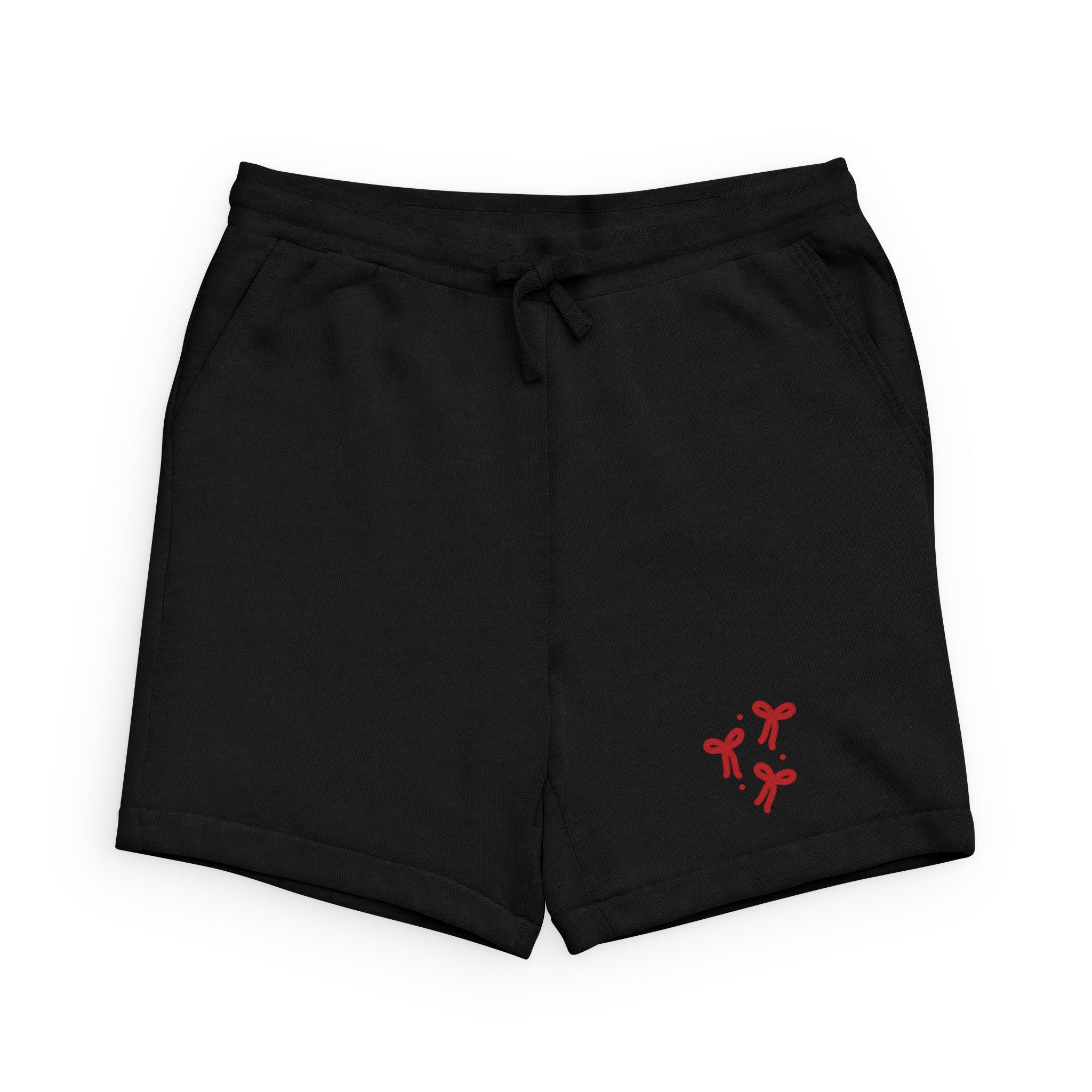 Pink Ribbon Bow Sweatshorts