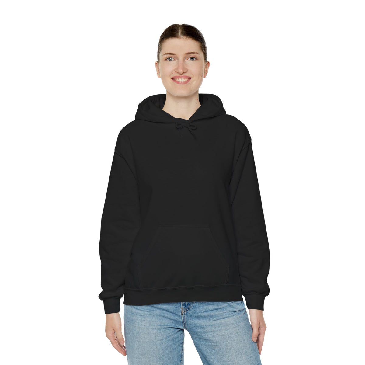 Floral Garden Pattern Back Print Hoodie