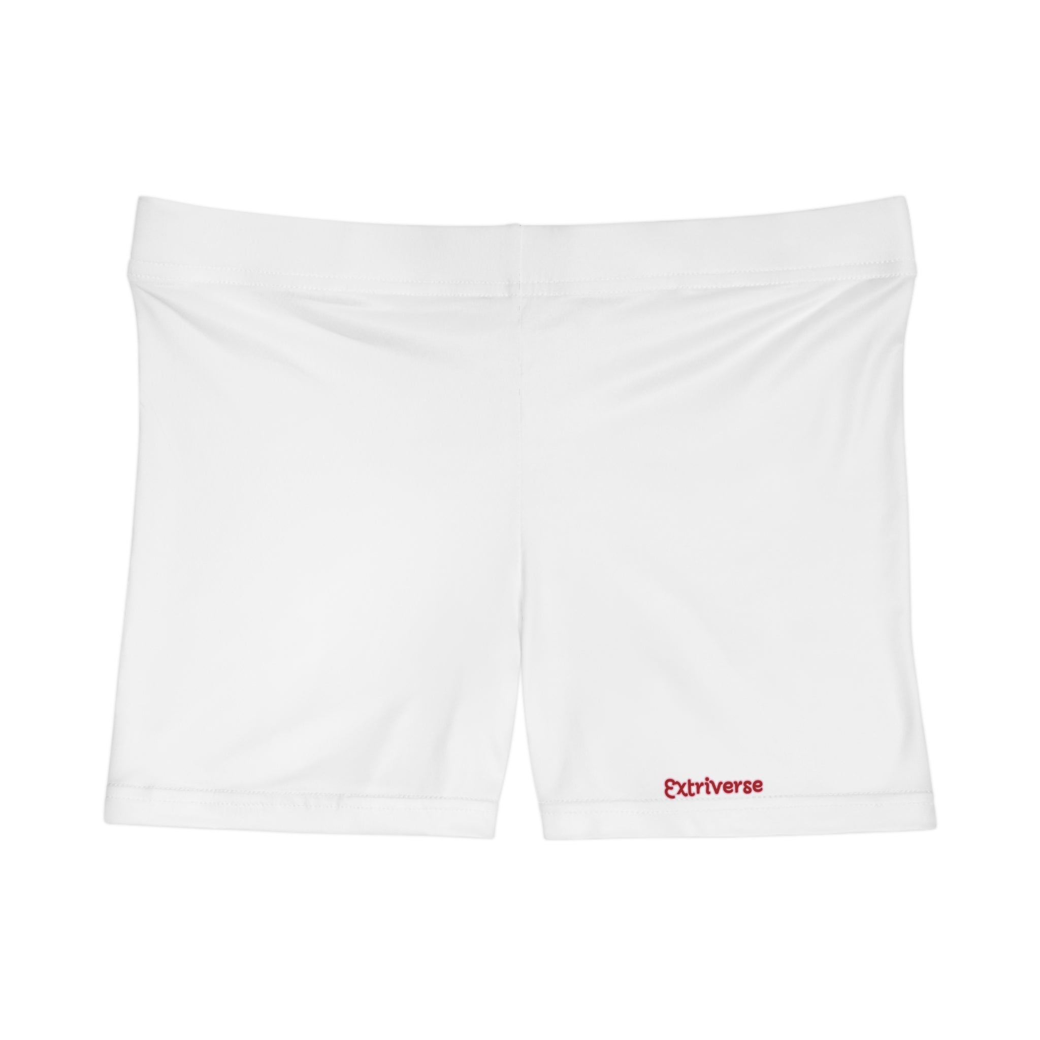 Minimal 'Extiverse' Logo Activewear Shorts