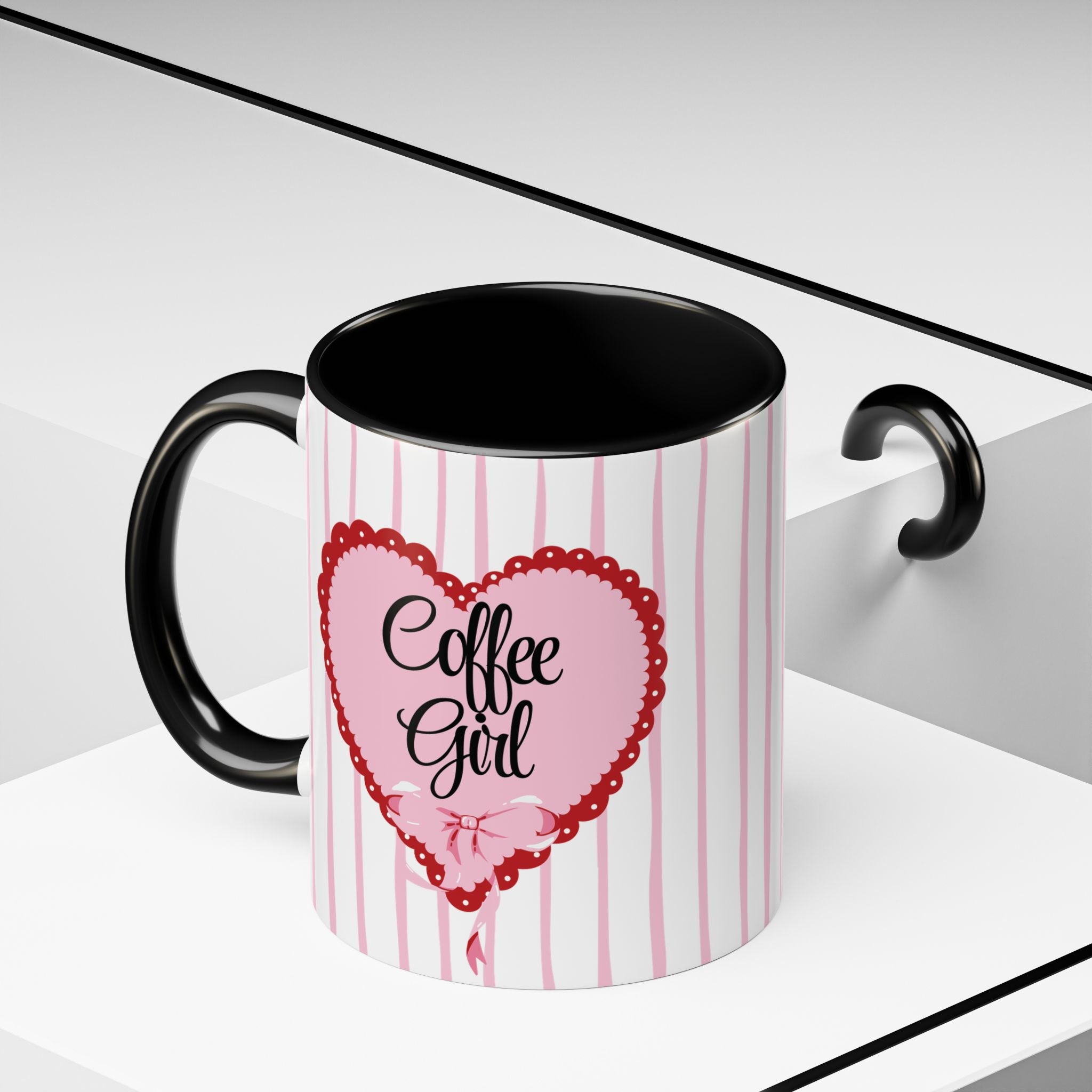 Coffee Mug "Coffee Girl" Heart