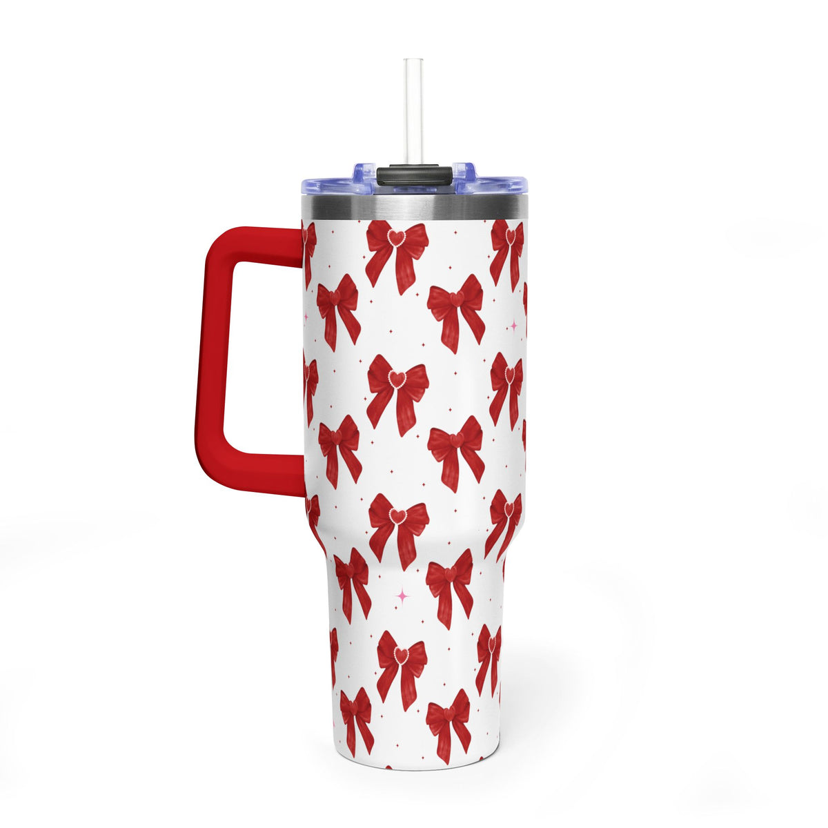 Red Bow's Pattern 40oz Tumbler