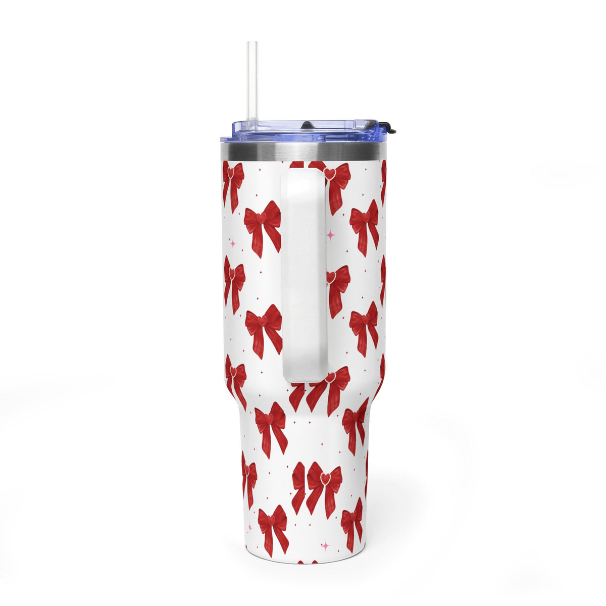 Red Bow's Pattern 40oz Tumbler