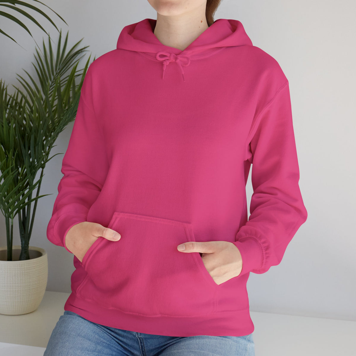 Floral Garden Pattern Back Print Hoodie