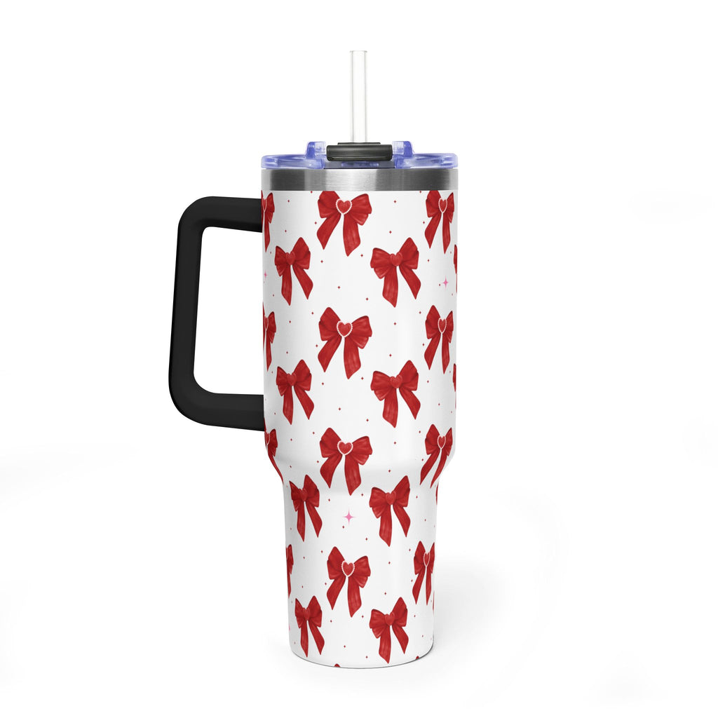 Red Bow's Pattern 40oz Tumbler